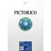

Pictorico TPS100, Ultra Premium Over Head Projector Transparency Inkjet Film, 184gsm, 5.7mil., 13x19", 20 Sheets