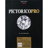 

Pictorico PPF150, Pro Hi-Gloss White Inkjet Film, 7.3 mil., 260gsm, 8.5x11", 20 Sheets