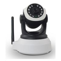 

IPM 720p HD IP Camera with Wi-Fi Network, Night Vision, Two-Way Audio and Pan/Tilt, M12/3.6mm Lens, H.264, White