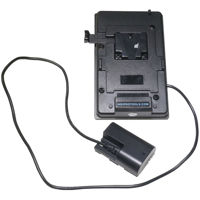 

IndiPRO V-Mount Plate to Canon LP-E6 Dummy Battery with 1/4-20 Insert for Canon DSLR Camera and Other Devices
