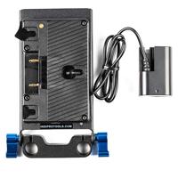

IndiPRO Gold Mount Plate with Canon LP-E6 Dummy Battery