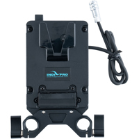

IndiPRO Ultra Mini V-Mount Adapter Plate with 15mm Rod Clamp for BMPCC 4K/6K/6K Pro Camera