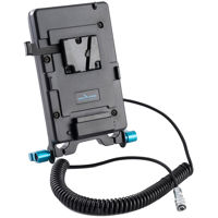 

IndiPRO V-Mount Battery Plate with 15mm Rod Mount & Coiled Cable for BMPCC 4K/6K, 18-40"
