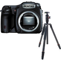 

Pentax 645Z Medium Format Digital SLR Camera Body, 51 Megapixel, 3 FPS, Full HD Movies Bundle with FotoPro X-Go Max Carbon Fiber Tripod with Built-In Monopod