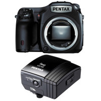 

Pentax 645Z Medium Format Digital SLR Camera Body, 51 Megapixel, 3 FPS, Full HD Movies with Pentax O-GPS1 Hotshoe Mounted GPS Unit