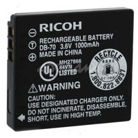 

Ricoh DB-70 Lithium-ion Rechargeable Battery for R6, R7, R8, R10, CX1 & CX3 Digital Cameras