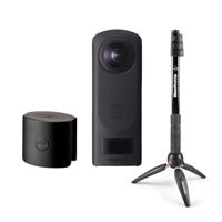 

Ricoh Theta Z1 360 Degree Spherical Panorama Camera, Black, Bundle with Ricoh TL-2 Lens Protector, Manfrotto Virtual Reality Kit,Pixi Evo Mini Tripod & Extension Pole