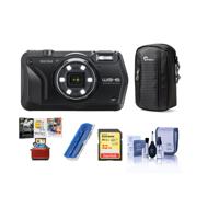 

Ricoh WG-6 Digital Camera, Black - Bundle With Camera Case, 32GB SDHC Card, Cleaning Kit, Card Reader, Mac Software Package
