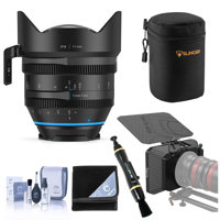 

IRIX Cine 11mm T4.3 Lens for Sony E-Mount, Feet - Bundle with SmallRig Lightweight Matte Box, Lens Case, Wrap, Lens Cleaner, Cleaning Kit