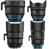 

IRIX 4 Lens Bundle, Cine 11mm T4.3, 15mm T2.6, 45mm T1.5, 150mm T3.0 Lenses, Feet for Canon EF-Mount, Feet