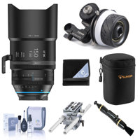 

IRIX Cine 150mm T3.0 Macro 1:1 Lens with Canon EF-Mount, Feet - Bundle with Tilta Titlaing Mini Follow Focus, Universal Baseplate System with 15mm Rods, Case, Wrap, Lens Cleaner, Cleaning Kit