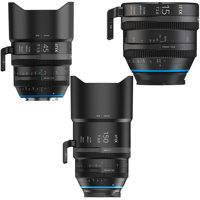 

IRIX 3 Lens Bundle, Cine 15mm T2.6, 45mm T1.5, 150mm T3.0 Lenses for Micro Four Thirds Mount, Feet