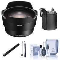 

Sony Fisheye Conversion Lens for FE 28mm F2 - Bundle with Lens Pouch, Lens Cleaner, Cleaning Kit, Capleash II