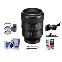 

Sony FE 100mm F2.8 STF GM (G Master) OSS E-Mount Lens - Bundle With 72mm Filter Kit, Cleaning Kit, Flex Lens Shade, Lens Cleaner, Capleash II, Mac Software Package