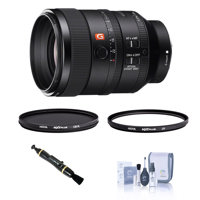 

Sony FE 100mm F2.8 STF GM (G Master) OSS E-Mount Lens - Bundle With Hoya NXT Plus 72mm 10-Layer HMC UV Filter, Hoya NXT Plus 7'mm HMC Circular Polarizer Filter, Cleaning Kit, Lens Cleaner