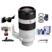 

Sony FE 100-400mm f/4.5-5.6 GM OSS E-Mount Lens - Bundle With 77mm Filter Kit, Flex Lens Shade, Cleaning Kit, Capleash II, Lens Cleaner, Mac Software Package
