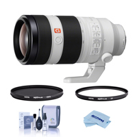 

Sony FE 100-400mm f/4.5-5.6 GM OSS E-Mount Lens - Bundle With Hoya 77mm 10-Layer HMC UV Filter, Hoya 77mm HMC Circular Polarizer Filter, Cleaning Kit, Microfiber Cloth