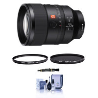 

Sony FE 135mm F1.8 GM (G Master) Full Frame E-Mount Lens - Bundle With Hoya NXT Plus 82mm 10-Layer HMC UV Filter, Hoya NXT Plus 82mm HMC Circular Polarizer Filter, Cleaning Kit, Lens Cleaner