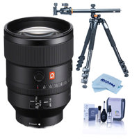 

Sony FE 135mm F1.8 GM (G Master) Full Frame E-Mount Lens - Bundle With Vanguard Alta Pro 264AT Tripod and TBH-100 Head with Arca-Swiss Type QR Plate, Cleaning Kit, Microfiber Cloth