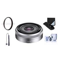 

Sony E 16mm F/2.8 E-Mount Lens - Bundle w/UV Filter, Lens Wrap, Cleaning Kit, Capleash