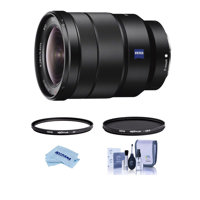 

Sony Vario-Tessar T* FE 16-35mm F4 ZA OSS E-Mount Lens - Bundle With Hoya NXT Plus 72mm 10-Layer HMC UV Filter, HOYA 72mm NXT Circular Polarizer Filter, Cleaning Kit, Microfiber Cloth