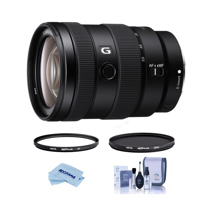 

Sony E 16-55mm f/2.8 G Lens - Bundle With Hoya NXT Plus 67mm 10-Layer HMC UV Filter, HOYA 67mm NXT Plus Circular Polarizer Filter, Cleaning Kit, Microfiber Cloth