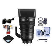 

Sony E PZ 18-110mm F4.0 G OSS E-Mount Lens - Bundle With 95mm Filter Kit, Flex Lens Shade, Cleaning Kit, Lens Wrap (19x19), Lenscap Leash II, Mac Software Package