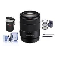 

Sony 18-135mm f/3.5-5.6 OSS E-Mount Lens - Bundle With 55mm Filter Kit, Lens Case, Cleaning Kit, Capleash II