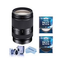 

Sony E 18-200mm f/3.5-6.3 OSS LE E-Mount Lens - Bundle With Hoya NXT Plus 62mm 10-Layer HMC UV Filter, Hoya NXT Plus, 62mm HMC Circular Polarizer Filter, Cleaning Kit, Microfiber Cloth