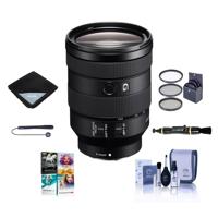 

Sony FE 24-105mm f/4 G OSS E-Mount Lens - Bundle W/77mm Filter Kit, Lens Wrap, Cleaning Kit, , Capleash, PC Software Package