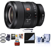 

Sony FE 24mm F/1.4 GM (G Master) E Mount Lens - Bundle With 67mm Filter Kit, Lens Wrap, Capleash II, Cleaning Kit, Mac Software Package