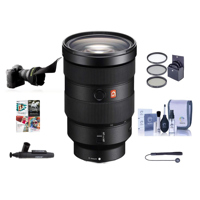 

Sony FE 24-70mm f/2.8 GM (G Master) E-Mount Lens - Bundle With 82mm Filter Kit, Flex Lens Shade, Cleaning Kit, Capleash II, Lens Cleaner, Software Package