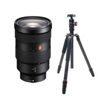 

Sony FE 24-70mm f/2.8 GM (G Master) E-Mount Lens - Bundle With FotoPro X-Go Max Carbon Fiber Tripod with Built-In Monopod, FPH-62Q Ball Head