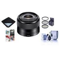 

Sony E 35mm F/1.8 OSS E-Mount Lens - Bundle with Filter Kit (UV/CPL/ND2), Lens Wrap, Cleaning Kit, Special Professional Software Package