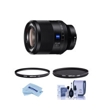 

Sony Planar T* FE 50mm F1.4 ZA Lens - Bundle With Hoya NXT Plus 55mm 0-Layer HMC UV Filter, Hoya NXT Plus 55mm HMC Circular Polarizer Filter, Cleaning Kit, Microfiber Cloth