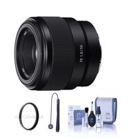 

Sony FE 50mm F/1.8 Lens for E-Mount Cameras - Bundle With 49mm Uv Filter, Cleaning Kit, Capleash II