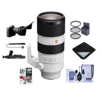 

Sony FE 70-200mm f/2.8 GM (G Master) OSS E-Mount Lens - Bundle With 77mm Filter Kit, Flex Lens Shade, Cleaning Kit, Lens Wrap, Lens Cleaner, Capleash, PC Software Package