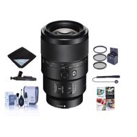 

Sony FE 90mm f/2.8 Macro G OSS Lens - Bundle with 62mm Filter Kit, Lens Wrap, Lens Cleaner, Cleaning Kit, Lens Cap Leash - PC Software Package