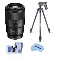 

Sony FE 90mm f/2.8 Macro G OSS Lens - With Photo Tripod