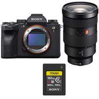 Sony Alpha 1 Mirrorless Digital Camera with Sony FE 24-70mm f/2.8 GM (G Master) E-Mount Lens - with Sony TOUGH 160GB CFexpress Type A Memory Card