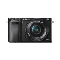 Sony Alpha a6000 Mirrorless Camera with 16-50mm f/3.5-5.6 OSS Alpha E-Mount Retractable Zoom Lens, Black