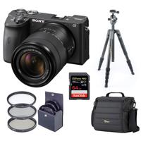 

Sony Alpha a6600 Digital Camera w/18-135mm f/3.5-5.6 OSS Lens, Bundle with Vanguard VEO 2 Aluminum Tripod
