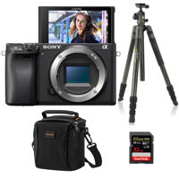 

Sony Alpha a6600 Mirrorless Digital Camera Body, Bundle with Vanguard VEO 2 Aluminum Tripod