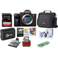 

Sony Alpha a7 III 24MP UHD 4K Mirrorless Digital Camera (Body Only) - Bundle 32GB SDHC U3 Card, Camera Case, Spare Battery, Cleaning Kit, Memory wallet, Card Reader, Mac Software Package