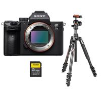 

Sony Alpha a7 III 24MP UHD 4K Mirrorless Digital Camera (Body Only) - Bundle With Manfrotto Befree Advanced 4-Section Tripod with Ballhead, Sony 64GB UHS-II Class 10 U3 V90 SDXC Memory Card