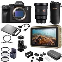 Sony Alpha a7S III Mirrorless Camera with 16-35mm f/2.8 Lens Bundle with Atomos Ninja V Recording Monitor, AtomX 1TB External SSD, Power Accessory Kit, Filter Pack and Accessories