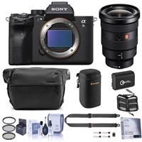 Sony Alpha a7S III Mirrorless Camera with 16-35mm f/2.8 Lens Bundle with Peak Design 6L Everyday Sling V2 Black, SlideLITE Strap, Extra Battery, Filter Kit, Case and Accessories
