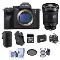 

Sony Alpha a7S III Mirrorless Camera with 16-35mm f/2.8 Lens Bundle with 128GB SD UHS-II V90 SD Card, Filter Kit, Extra Battery, Compact Charger, Memory Wallet, Cleaning Kit