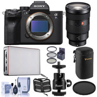 

Sony Alpha a7S III Mirrorless Camera with Sony 24-70mm f/2.8 GM Lens Bundle with Aputure MC RGBWW Mini LED Light, Filter Kit, Lens Case, Ball Head, Memory Wallet, Cleaning Kit