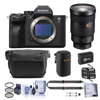 

Sony Alpha a7S III Mirrorless Camera with Sony 24-70mm f/2.8 GM Lens Bundle with Peak Design 6L Everyday Sling V2 Black, SlideLITE Strap, Extra Battery, Filter Kit, Case and Accessories